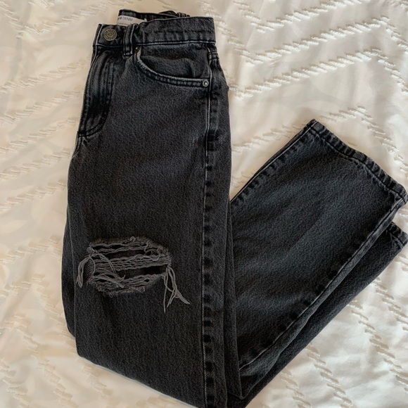 -GARAGE black straight leg jeans - Picture 3 of 5